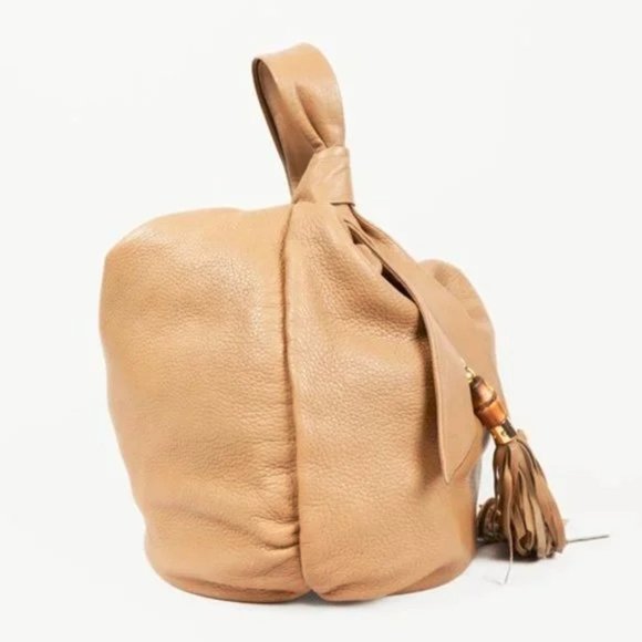 Gucci Brown Bamboo Jungle Tassel Hobo Bag - Picture 3 of 11